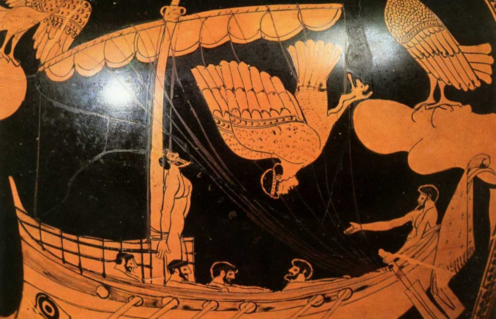 Одиссей и циклоп рисунок
