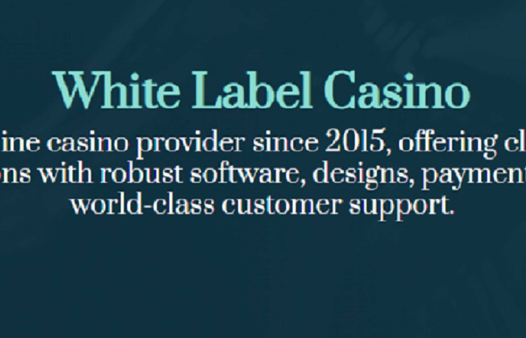 ranking white label casino software