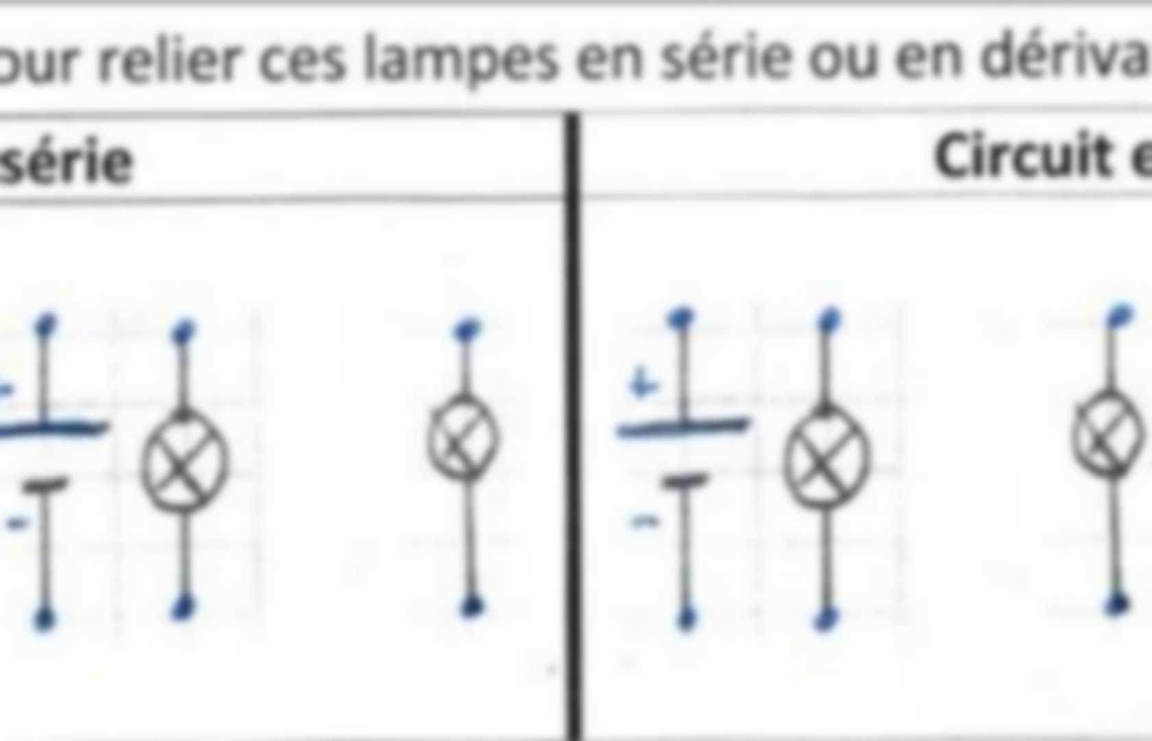 Les Circuits En S Rie Ou En D Rivation Pearltrees