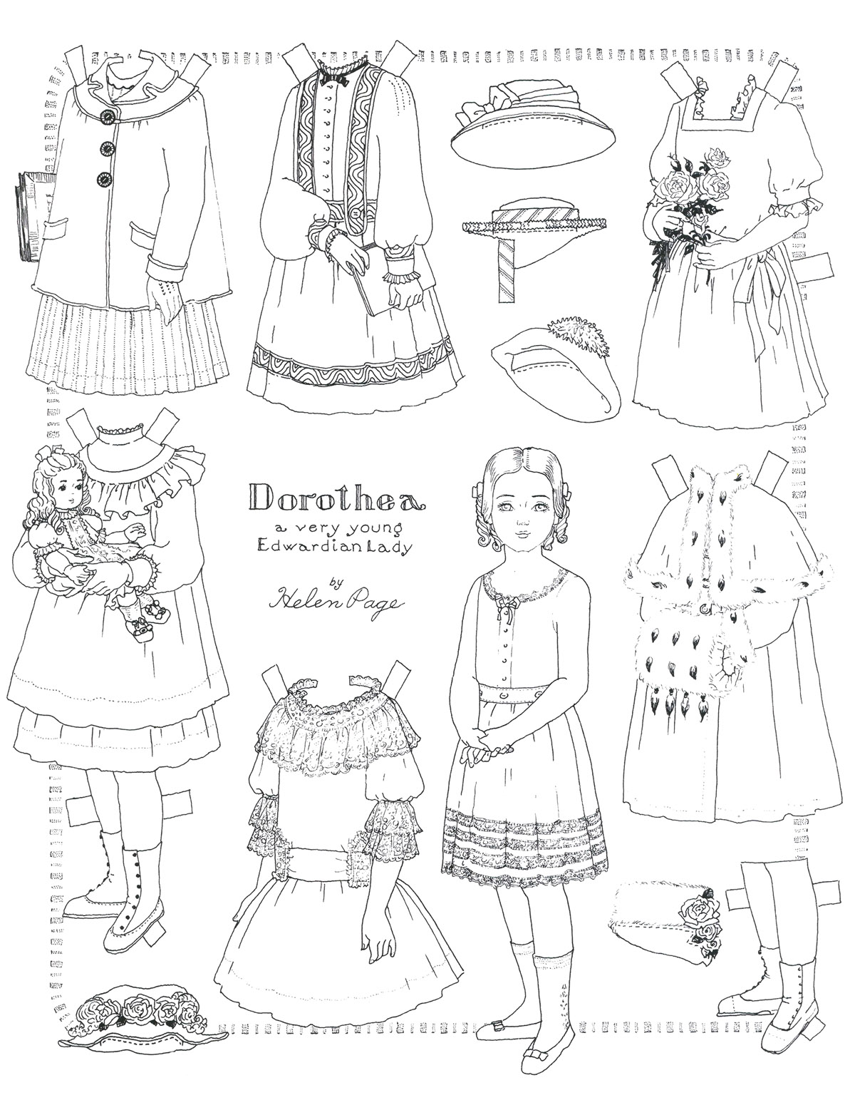 pioneer paper dolls