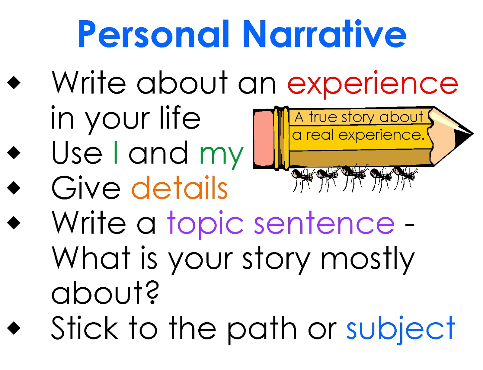 Tips For Writing A Good Personal Narrative 1 Pearltrees