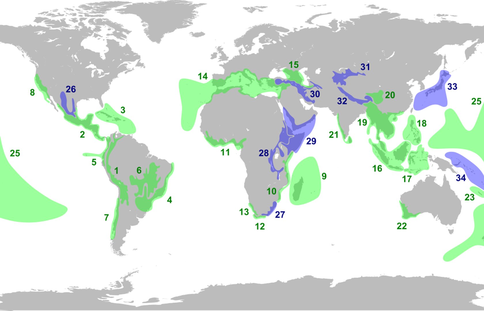 Biodiversity Hotspots | Pearltrees