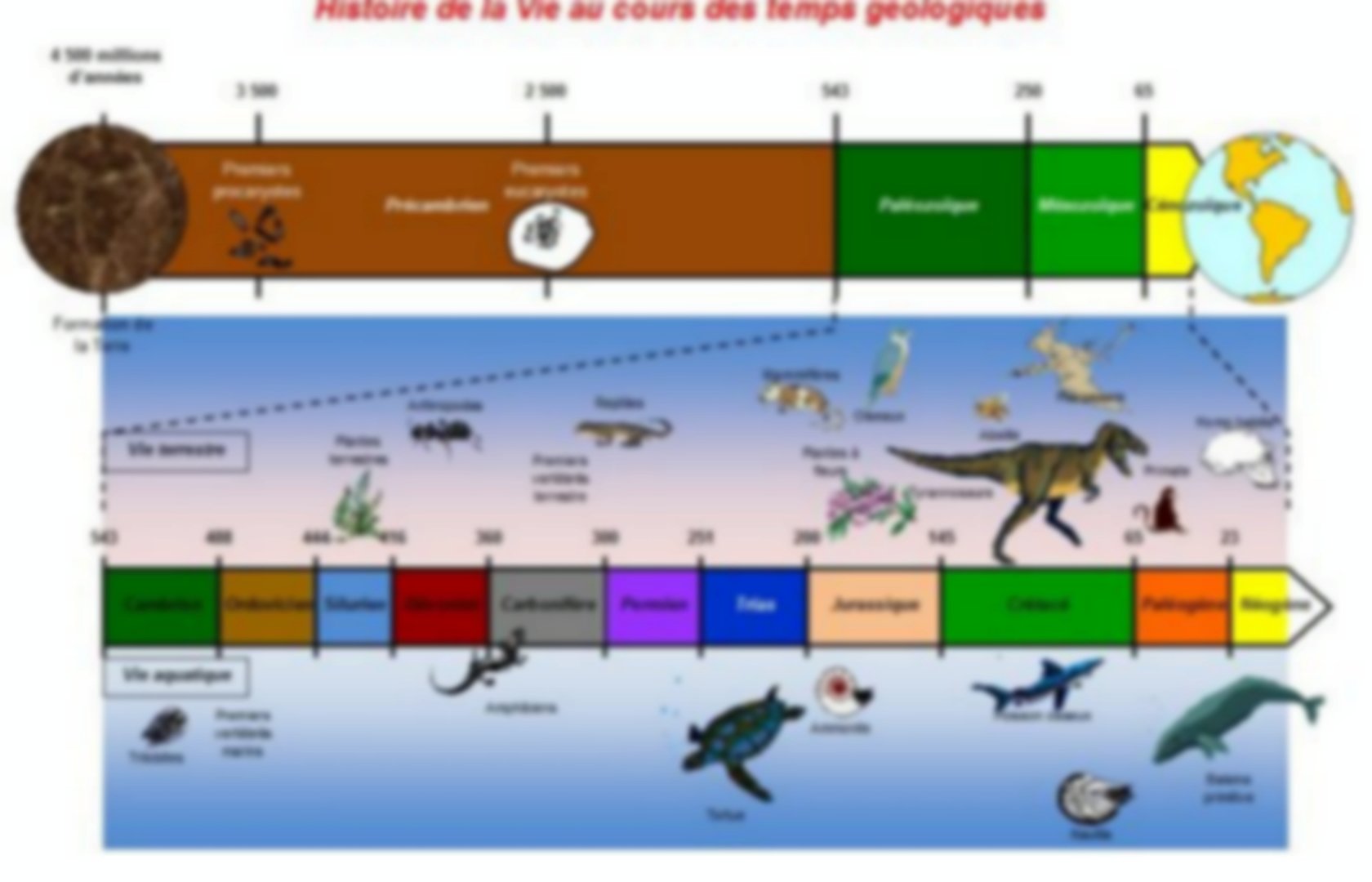 Frise temps géologiques | Pearltrees